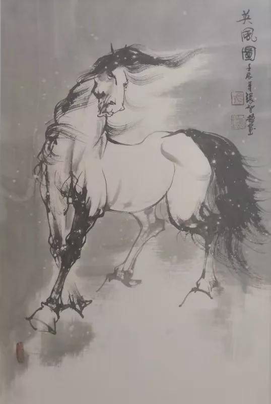 知马力》张智栋系列骏马作品《前进》张智栋系列骏马作品《千里志》