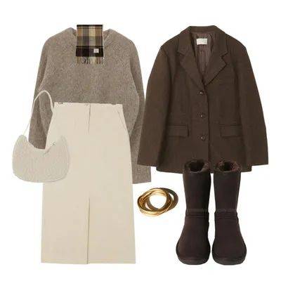 套路 入冬简约舒适穿搭，高级又温柔！