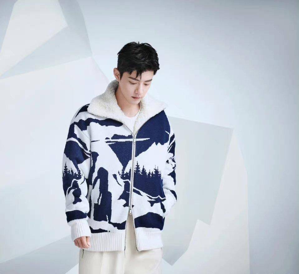 羊羔 肖战:这么喜欢羊羔毛的外套?一身潮流感,彰显清新气质范!