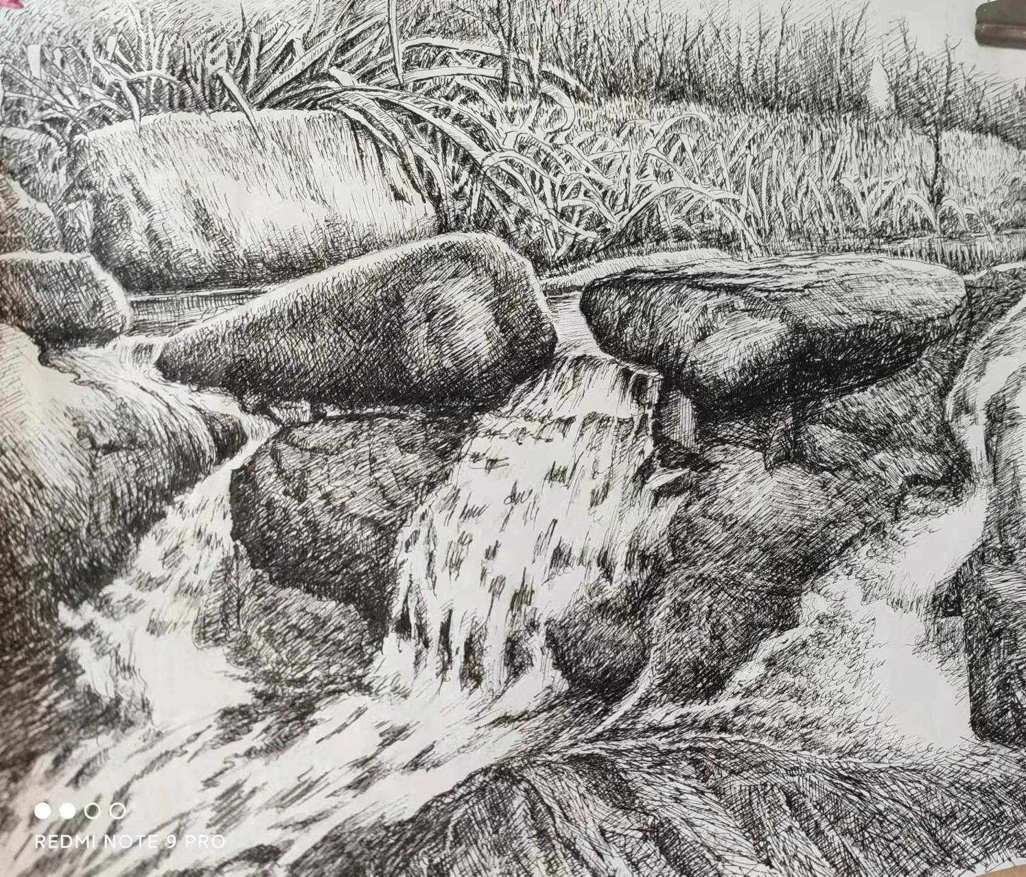 长风类别:中性笔作品:易俗社大戏台作者:杨铜川类别:针管笔速写作品