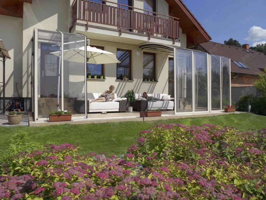 抗强风和防紫外线的不破玻璃给海景移动阳光房带来完美体验