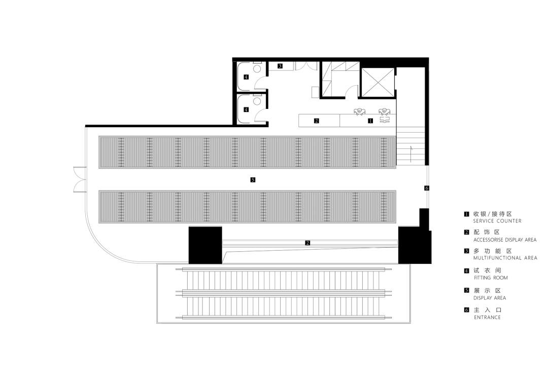 万社设计snd重庆环球金融中心wfc概念店打造桥下的时尚秀场