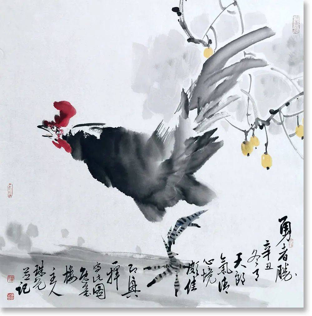 恭贺新年大吉:看大写意花鸟画名家——毕珠光开笔挥