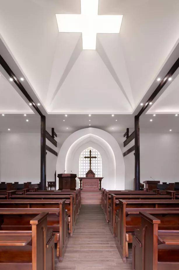 源道出品西彭基督教堂修缮中式四合院的建筑圣咏