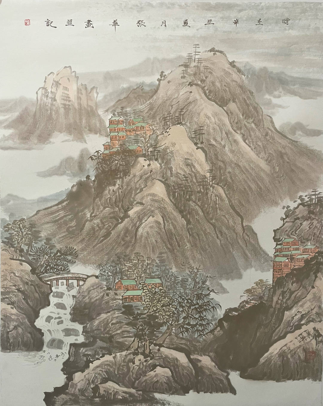 山水画家张华作品欣赏