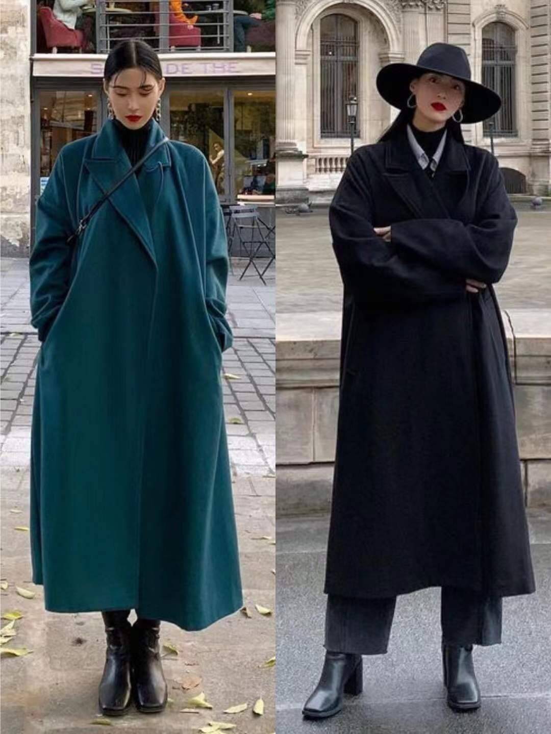 服装 这才是“大衣”的正确穿搭思路,跟素人博主学,轻松美出超模范