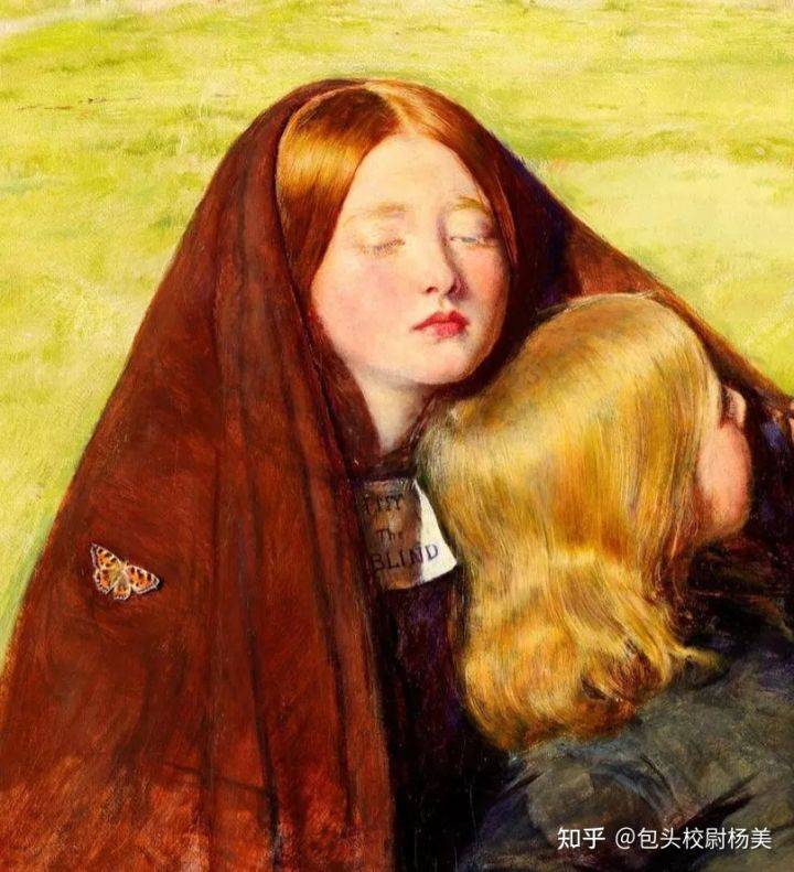 美术带您欣赏"多好的天气,可惜我看不到"|《盲女》