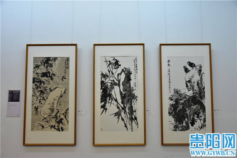 市民|【图集】“贵阳美术馆年度中国花鸟画学术交流展”人气火爆