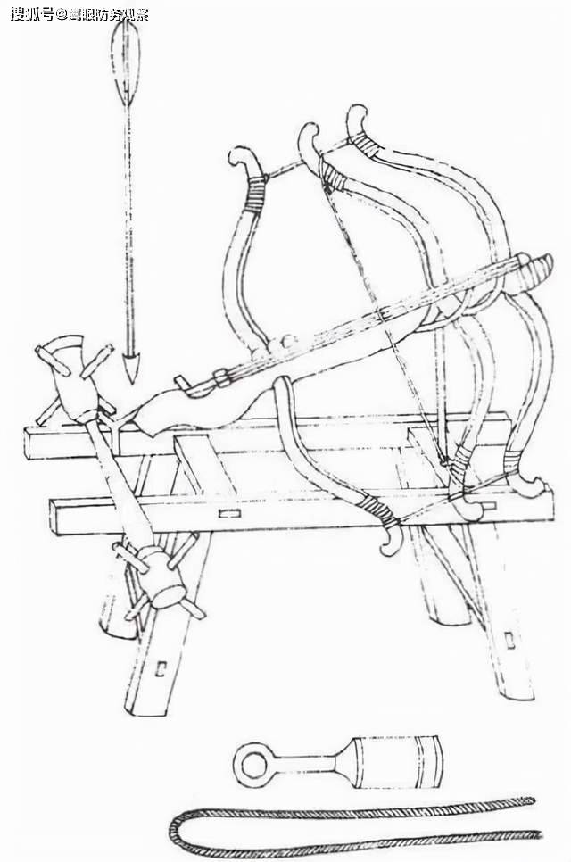 弓弩的简笔画图片