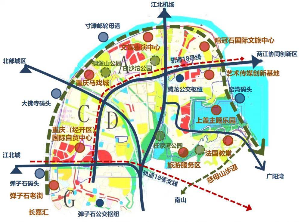 重慶最新控規圖出爐,這個區域要起飛了!_保利_發展_廣陽