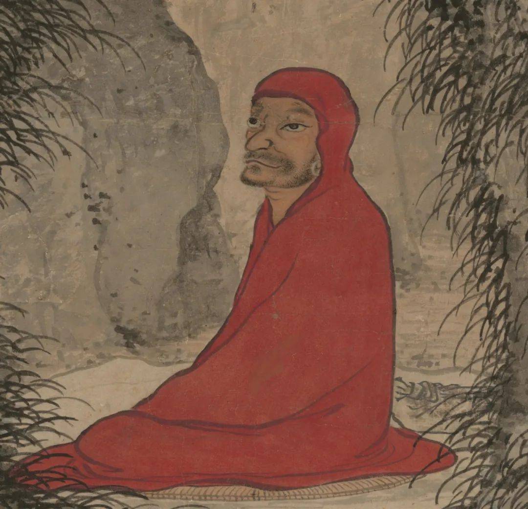 明宋旭达摩面壁图