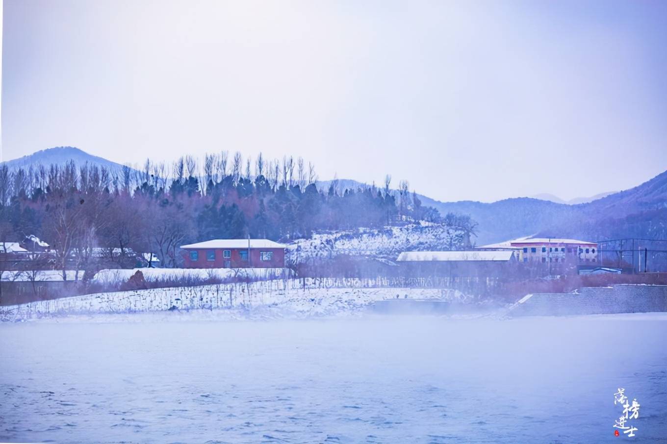 云雾|吉林松花江畔有一座“小雾凇岛”，雪后风景如画，吸引了众多游客