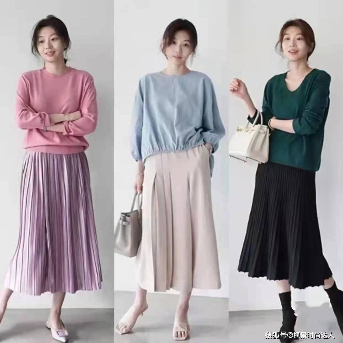 毛衣 终于找到适合“普通人”的穿搭，简约大气又高级，照穿不会出错