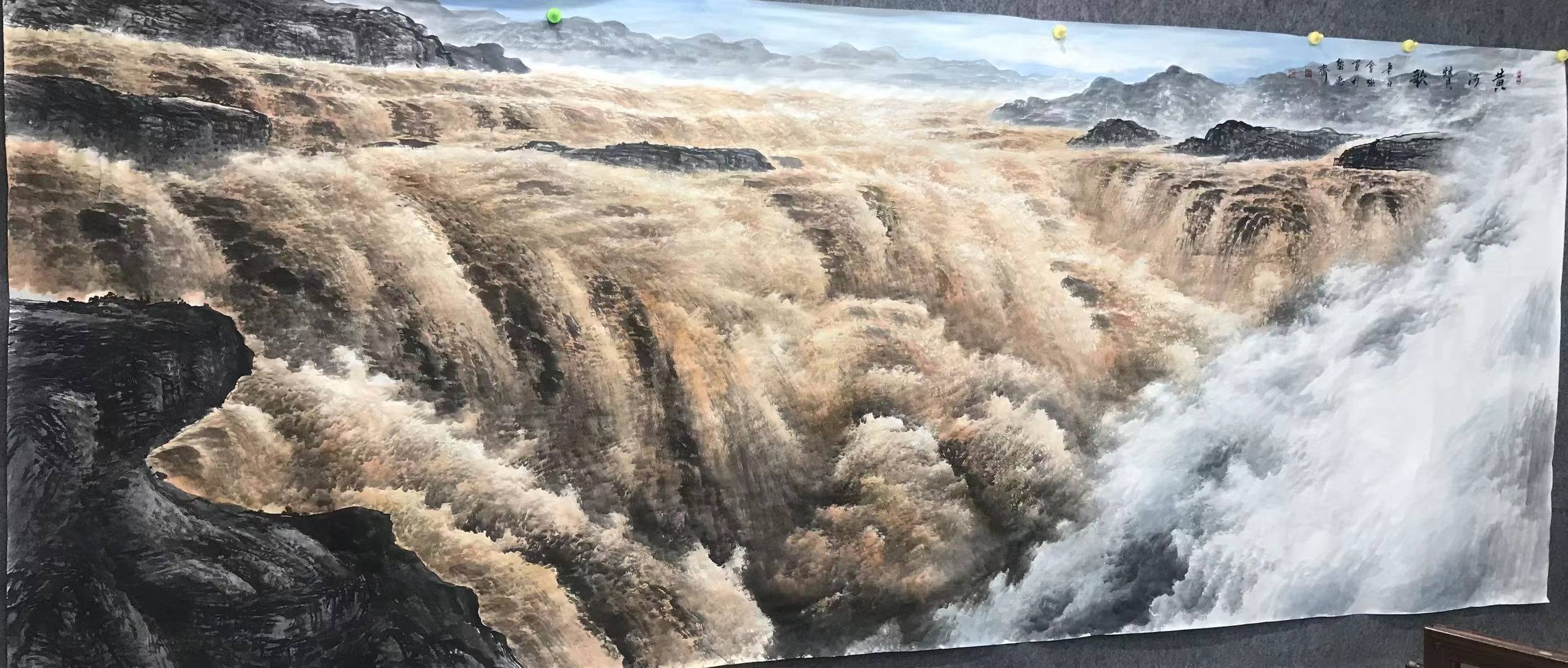 当代著名画家李会强