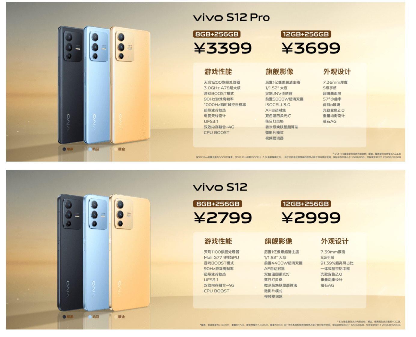 modem|vivo S12系列发布：天玑1200+后置一亿像素超清主摄，售价2799元起