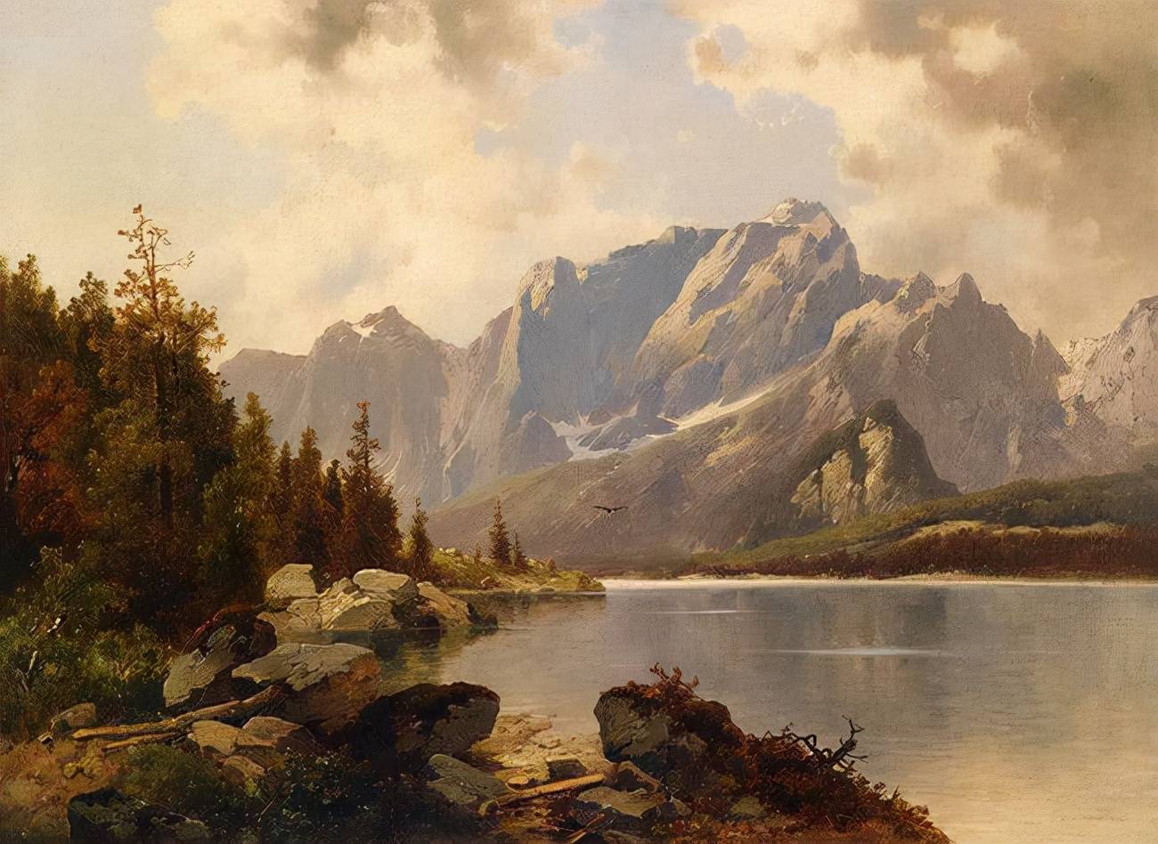 奥地利艺术家约瑟夫·托马雅戈尔风景油画作品欣赏