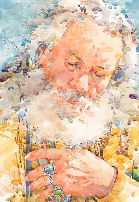 美国具象艺术家色块叠加画法技巧分析