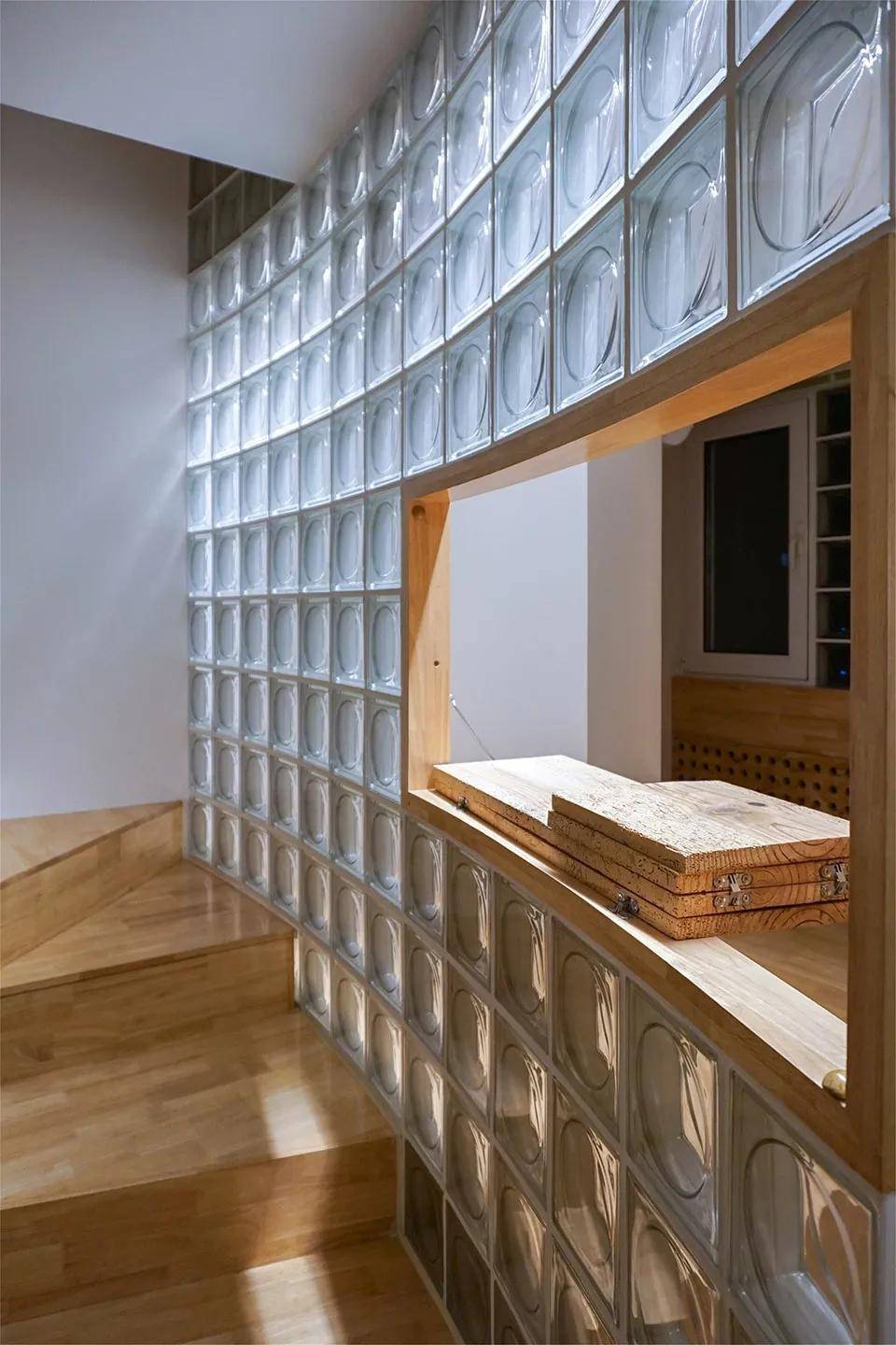 玻璃砖家居空间的氛围感拿捏了