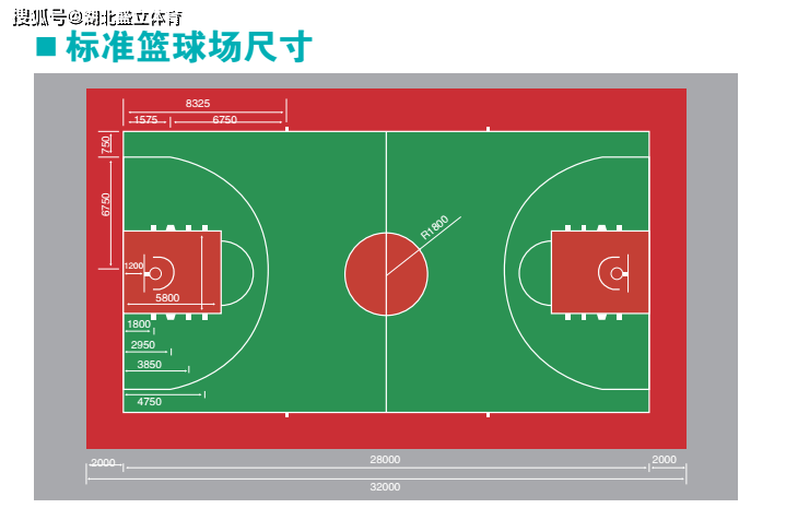 修一个标准篮球场多少钱