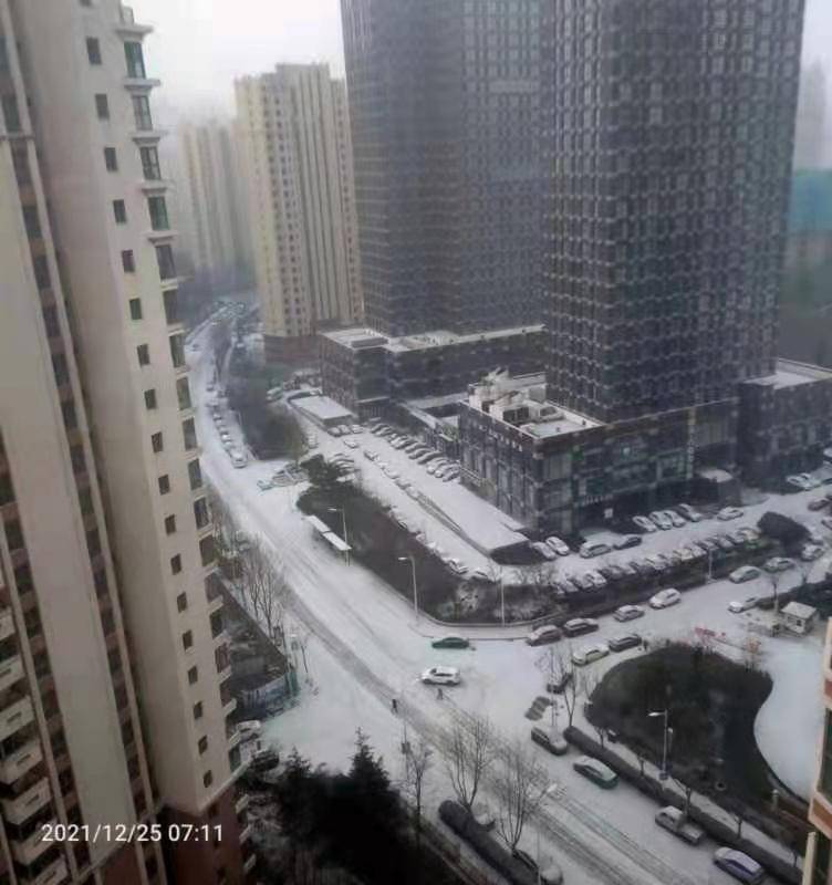 黄岛|撒盐空中差可拟｜2021青岛初雪，快来欣赏各区雪景～