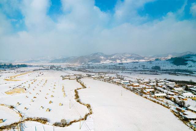 娱乐|航拍吉林省的吉林市，冬天千里冰封万里雪飘，你看过吗