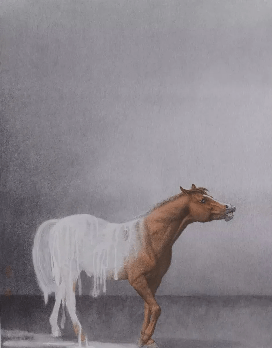 黄今工笔画马作品展在河北唐山举行