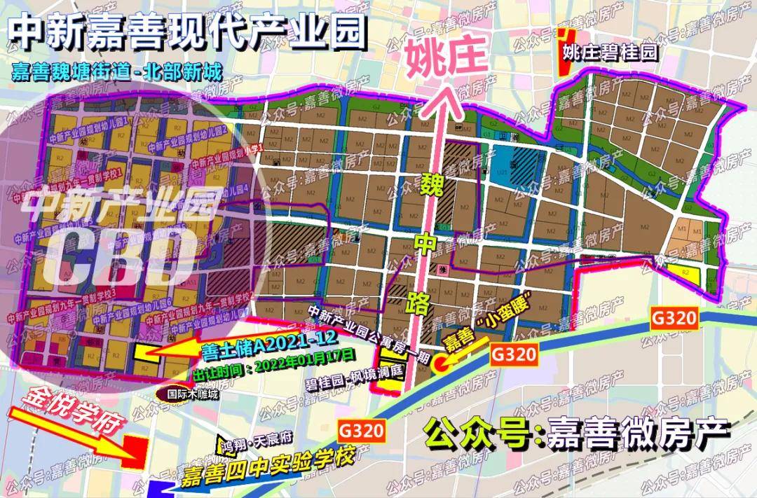 嘉善2022年第一场土拍中新产业园cbd内首宗宅地挂牌总起价44亿