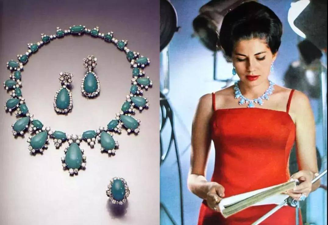 从瑞典传到卢森堡的"绿松石之星"△英国王室的,后来送给了玛格丽特