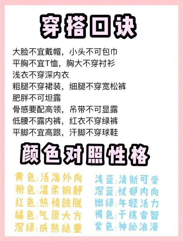 春夏 学会穿搭口诀 | 扬长避短，穿出自己的时尚