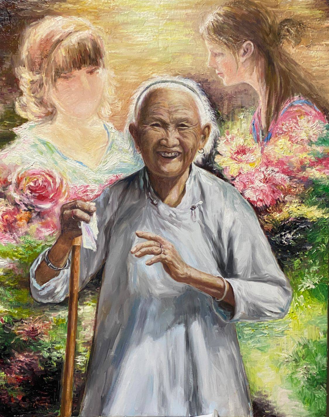 国画|中国书画名家朱乐民、学生陈丽君、南燕、小萍、碧云、谢自然作品