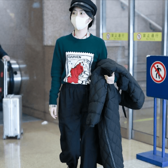 本人 小个子看过来！学谭松韵这个扎裤子方法，你就是元气学生妹本人