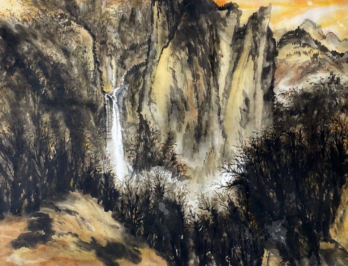 国画|中国书画名家朱乐民、学生陈丽君、南燕、小萍、碧云、谢自然作品