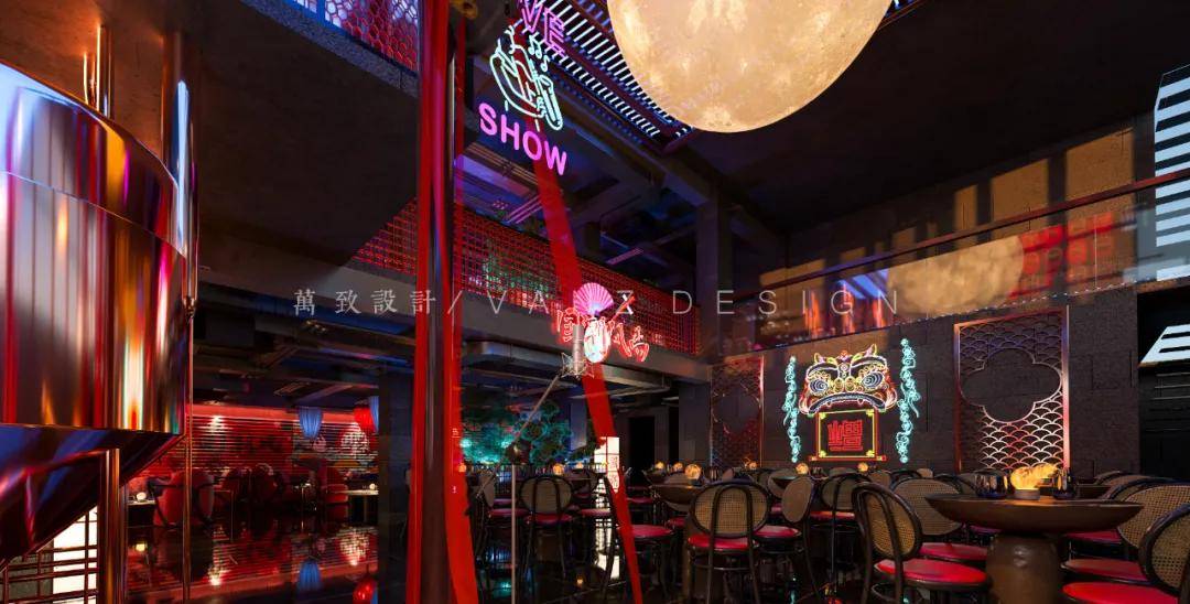 644㎡国潮主题音乐酒馆设计_风格_潮流_时尚