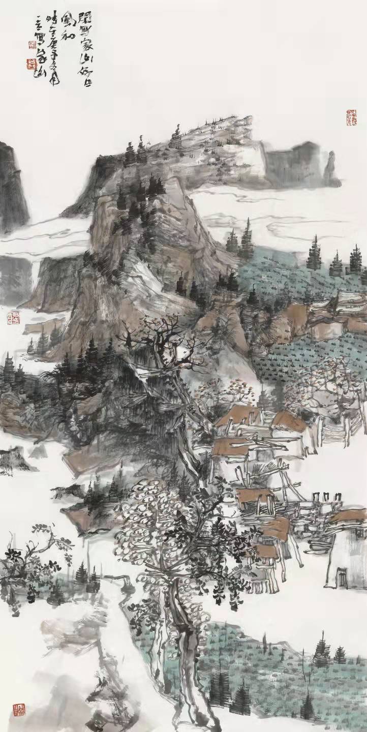 以心见之——赵英旭老师山水画学浅见_自然_艺术_笔墨