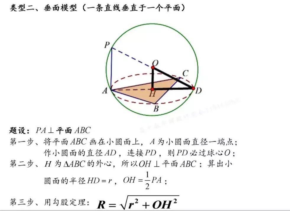 试题【高中数学】8种外接球与内切球试题类型，记住直接套公式！