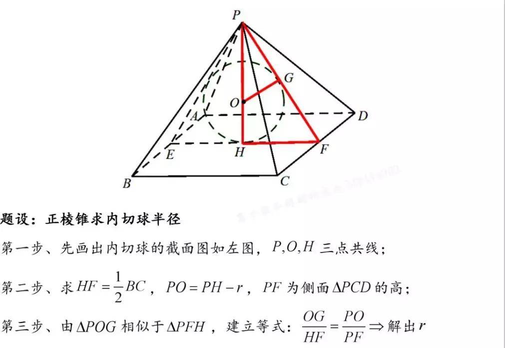 试题【高中数学】8种外接球与内切球试题类型，记住直接套公式！