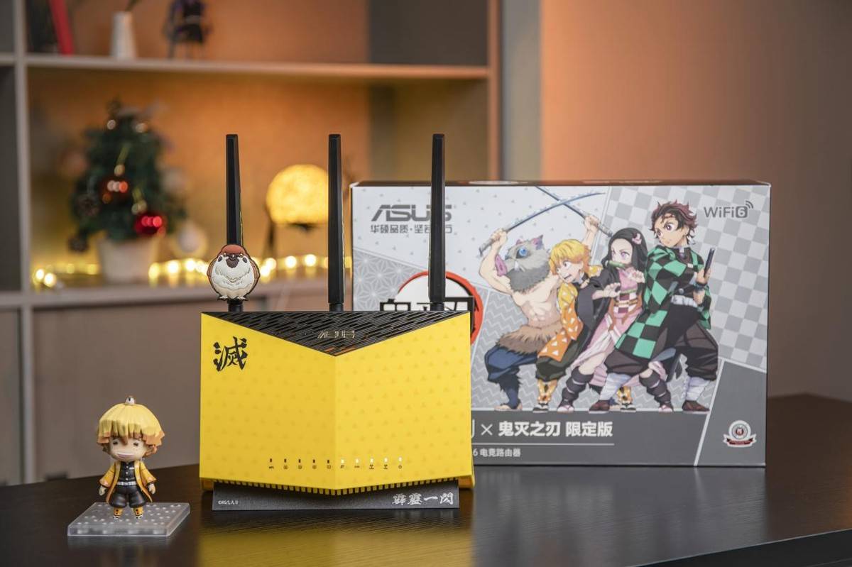 ASUS RT-AX86U 鬼滅の刃 コラボ版 ASUS x Demon Slayer (Kimetsu no Yaiba) Inosuke Hashibira RT