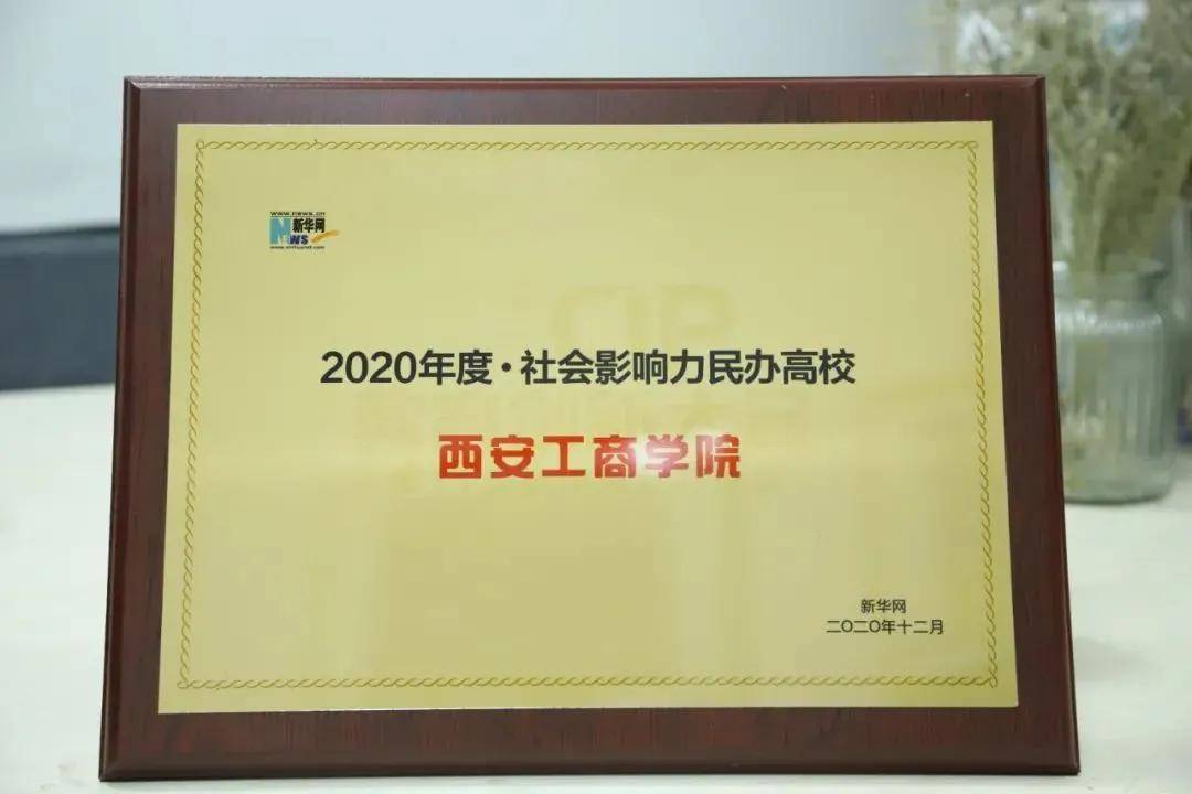 评选|西安工商学院荣膺“2021年度·综合实力民办高校”