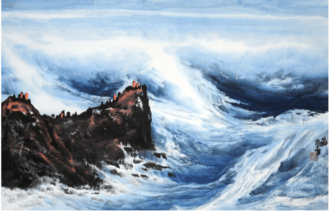 周智慧：海纳百川的艺术胸怀，创造大海画派