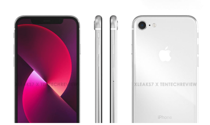 苹果替iphone Se 3 改用浏海造型 渲染图曝光类似xr外观设计 处理器 镜头 前置