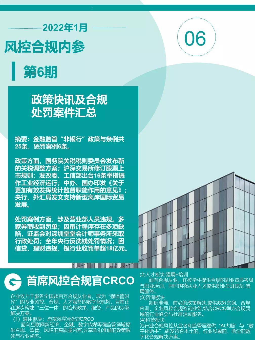 风控合规内参06期