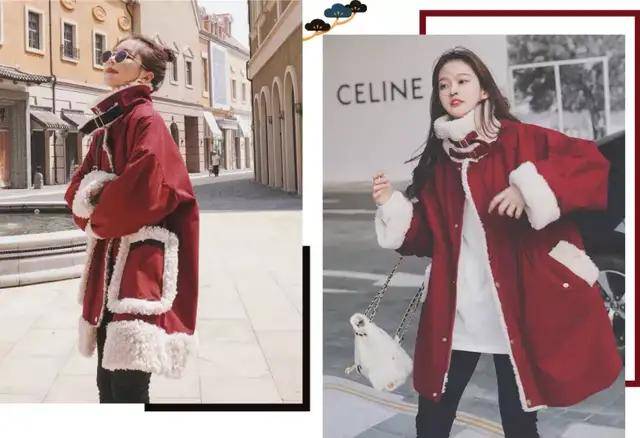 大衣 过年就要穿红色!好看又上镜的新衣给你们找了50款