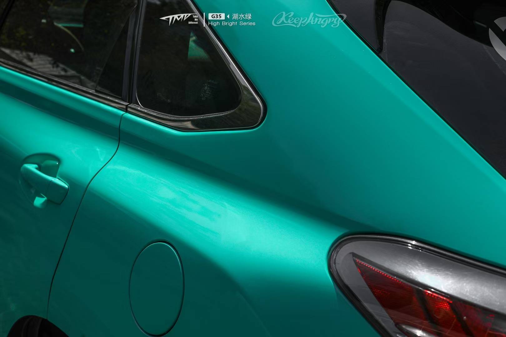 tmd改色膜潮牌车膜雷克萨斯湖水绿_搜狐汽车_搜狐网