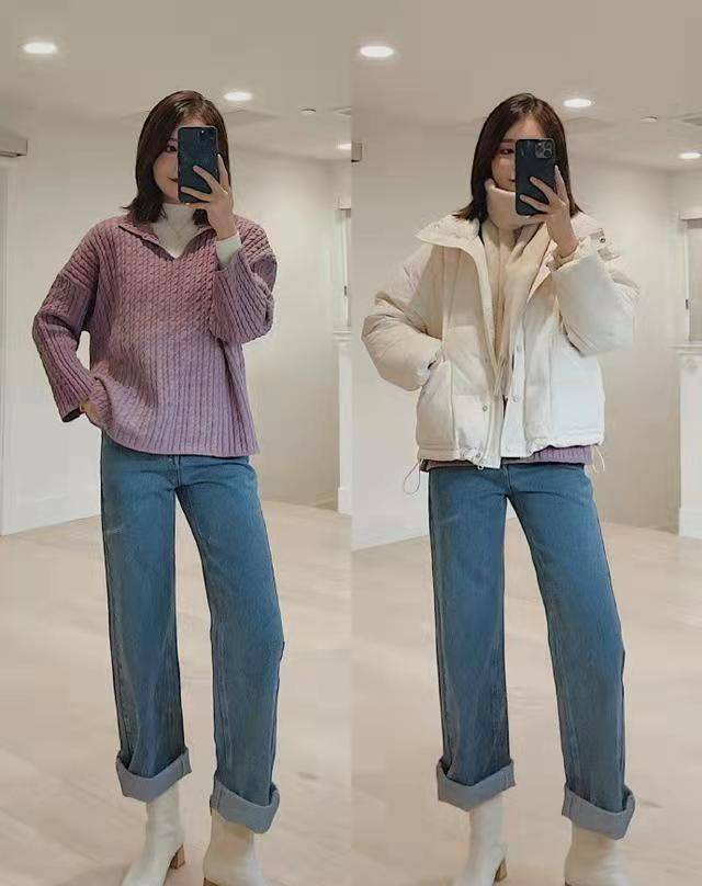 整体 冬天穿羽绒服更保暖，四种适合普通人的搭配技巧，不漏腿又时髦！