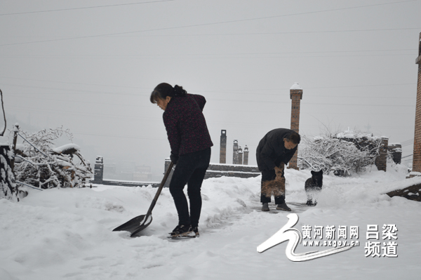 风景线|孝义：瑞雪兆丰年 山村更美丽