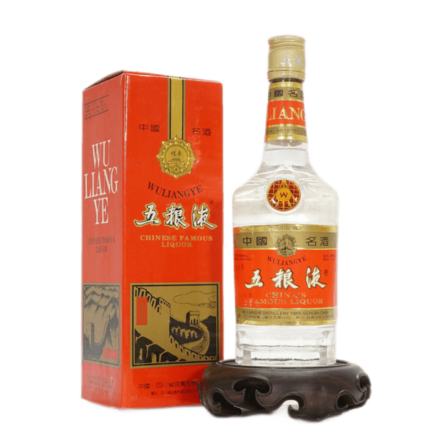 第五代"长城铁盖五粮液"从1995年开始,五粮液开始使用"多楞天地盖"