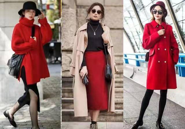 黑色 这才是新年穿搭的正确打开方式，喜庆洋气又时髦，瞬间成为焦点