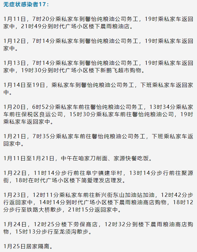 疫情|黑龙江绥芬河公布22例新冠肺炎确诊病例、无症状感染者活动轨迹