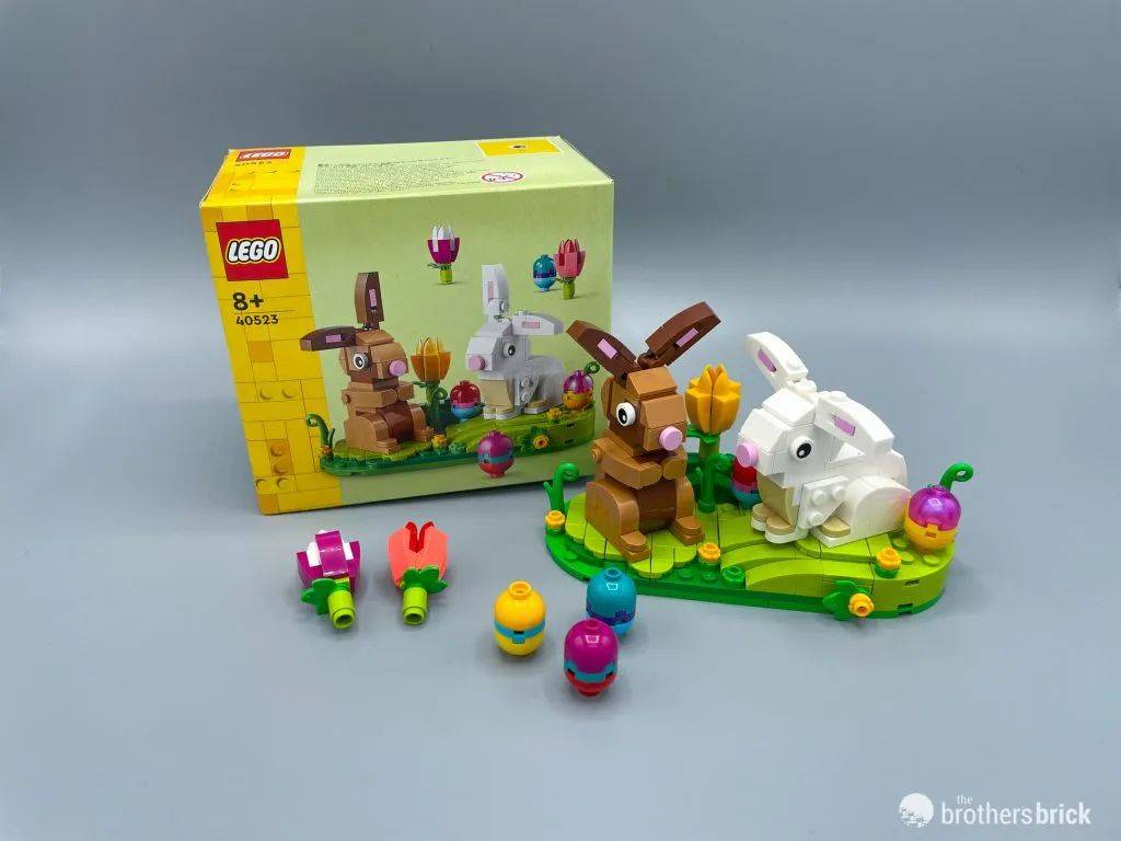 萌翻你~乐高40523复活节萌萌兔开箱评测_兔子_套装_零件