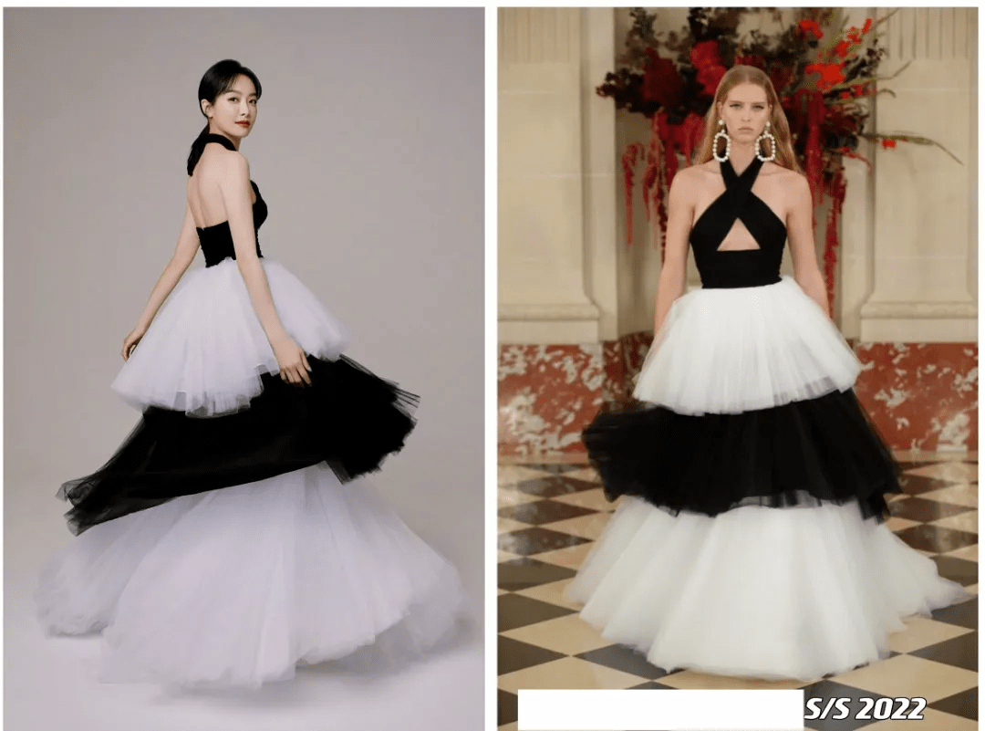 高定 网络盛典女星咖位秀来了:宋茜高定力压杨幂,张小斐黑金裙太惊艳